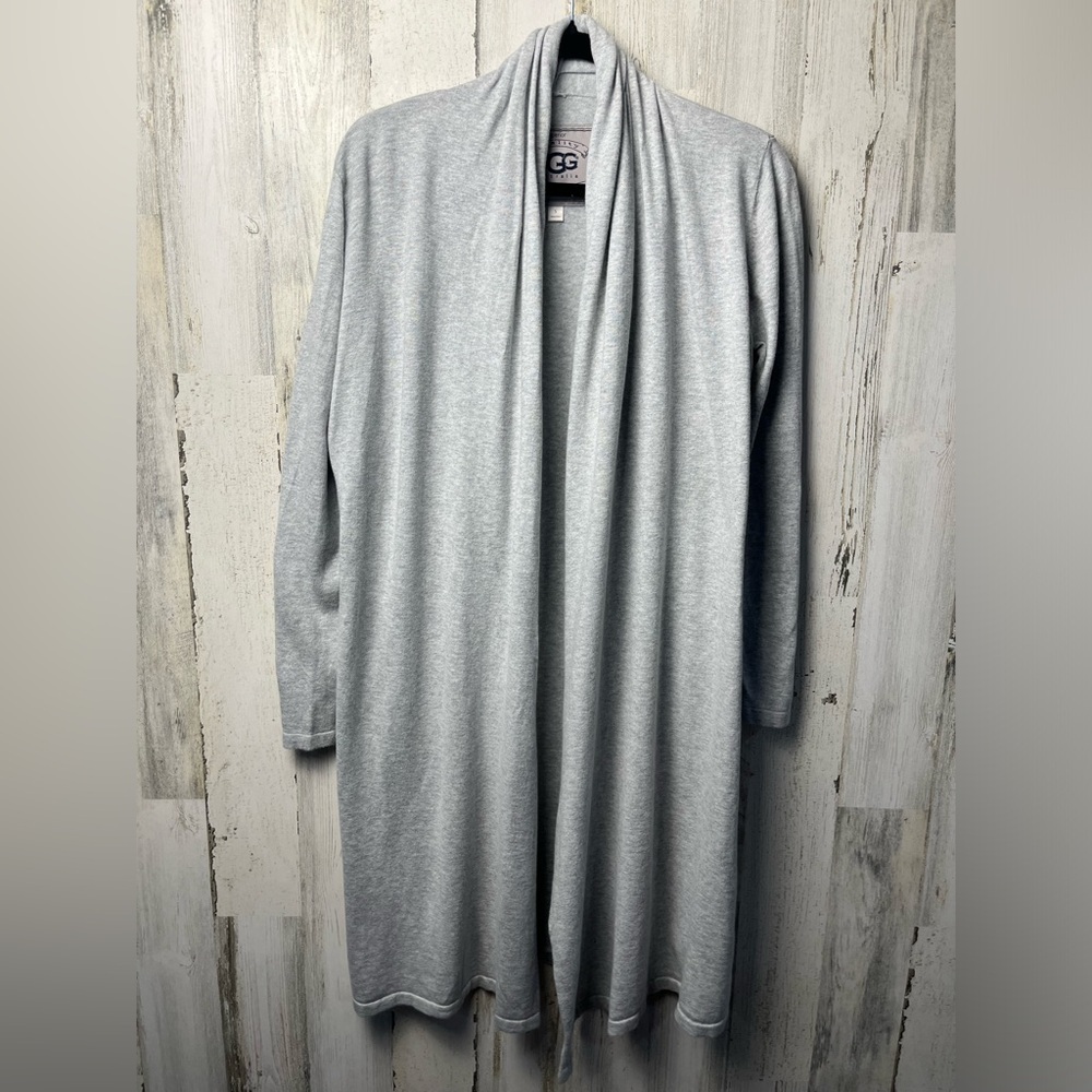 UGG long gray cardigan size small